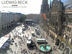 Archiv Foto Webcam am Marienplatz München 16:00