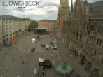 Archiv Foto Webcam am Marienplatz München 07:00