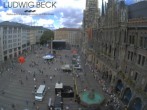 Archiv Foto Webcam am Marienplatz München 09:00