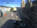 Archiv Foto Webcam am Marienplatz München 07:00