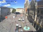 Archiv Foto Webcam am Marienplatz München 09:00