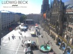 Archiv Foto Webcam am Marienplatz München 15:00