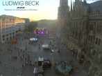 Archiv Foto Webcam am Marienplatz München 19:00
