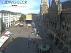 Archiv Foto Webcam am Marienplatz München 07:00