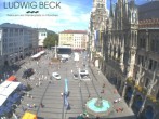 Archiv Foto Webcam am Marienplatz München 09:00