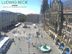 Archiv Foto Webcam am Marienplatz München 13:00