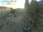 Archived image Webcam at the Marienplatz, Munich 19:00