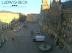 Archiv Foto Webcam am Marienplatz München 05:00