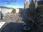 Archiv Foto Webcam am Marienplatz München 07:00