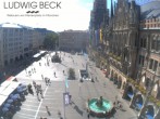 Archiv Foto Webcam am Marienplatz München 15:00