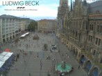 Archiv Foto Webcam am Marienplatz München 11:00