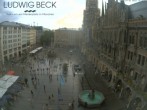 Archiv Foto Webcam am Marienplatz München 17:00