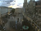 Archiv Foto Webcam am Marienplatz München 19:00