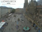Archiv Foto Webcam am Marienplatz München 13:00