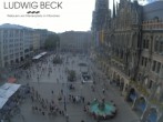 Archiv Foto Webcam am Marienplatz München 15:00
