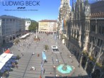 Archiv Foto Webcam am Marienplatz München 09:00