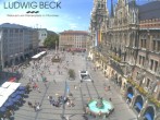 Archiv Foto Webcam am Marienplatz München 11:00