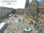 Archived image Webcam at the Marienplatz, Munich 08:00