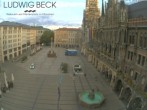 Archiv Foto Webcam am Marienplatz München 05:00