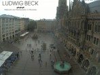 Archiv Foto Webcam am Marienplatz München 11:00