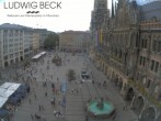 Archiv Foto Webcam am Marienplatz München 13:00
