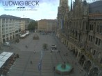 Archiv Foto Webcam am Marienplatz München 07:00