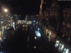 Archiv Foto Webcam am Marienplatz München 21:00