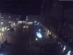Archiv Foto Webcam am Marienplatz München 23:00