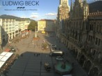 Archived image Webcam at the Marienplatz, Munich 07:00