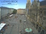 Archived image Webcam at the Marienplatz, Munich 09:00