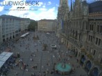 Archiv Foto Webcam am Marienplatz München 09:00