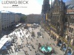 Archiv Foto Webcam am Marienplatz München 15:00