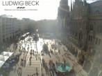 Archiv Foto Webcam am Marienplatz München 17:00