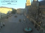 Archiv Foto Webcam am Marienplatz München 05:00