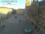 Archiv Foto Webcam am Marienplatz München 05:00