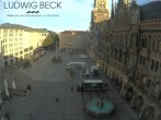 Archiv Foto Webcam am Marienplatz München 06:00