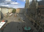 Archiv Foto Webcam am Marienplatz München 07:00