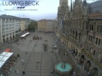 Archiv Foto Webcam am Marienplatz München 09:00