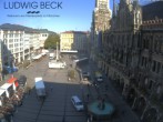 Archived image Webcam at the Marienplatz, Munich 07:00