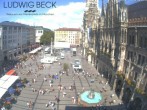 Archived image Webcam at the Marienplatz, Munich 09:00