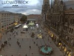 Archived image Webcam at the Marienplatz, Munich 19:00