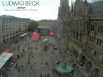 Archiv Foto Webcam am Marienplatz München 11:00