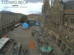 Archiv Foto Webcam am Marienplatz München 15:00