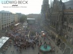 Archiv Foto Webcam am Marienplatz München 17:00