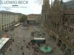 Archiv Foto Webcam am Marienplatz München 07:00