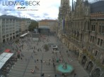 Archiv Foto Webcam am Marienplatz München 09:00