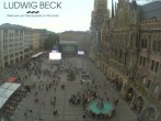 Archiv Foto Webcam am Marienplatz München 11:00