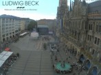 Archiv Foto Webcam am Marienplatz München 13:00