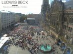 Archiv Foto Webcam am Marienplatz München 15:00