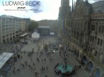 Archiv Foto Webcam am Marienplatz München 17:00